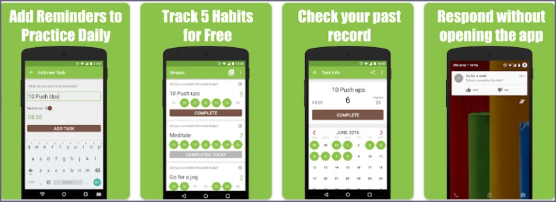 best habit tracker apps - Streaks