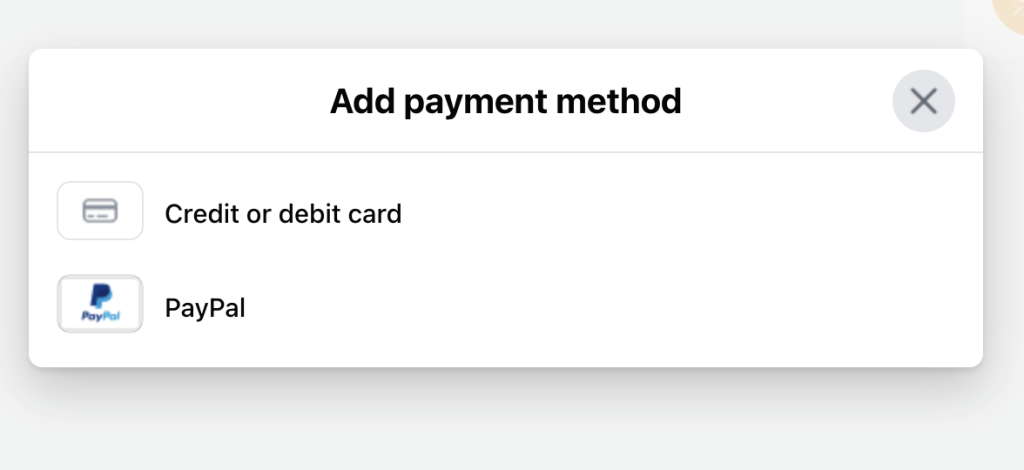 Set up Meta Pay on Facebook: Step 4