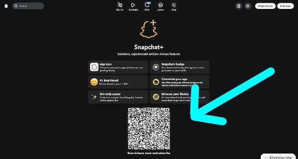 Snapchat-Plus QR code