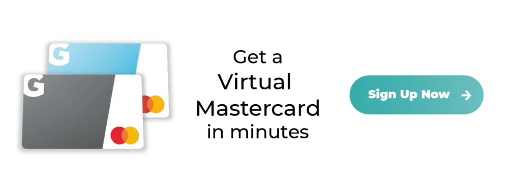 virtual Mastercard in minutes